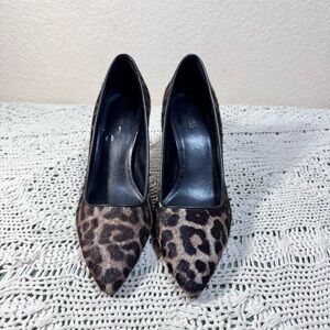 Michael Kors Brown Leopard Print Heels Size 8.5